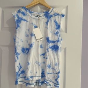 NWT Splendid blue tie dye tank - size XS